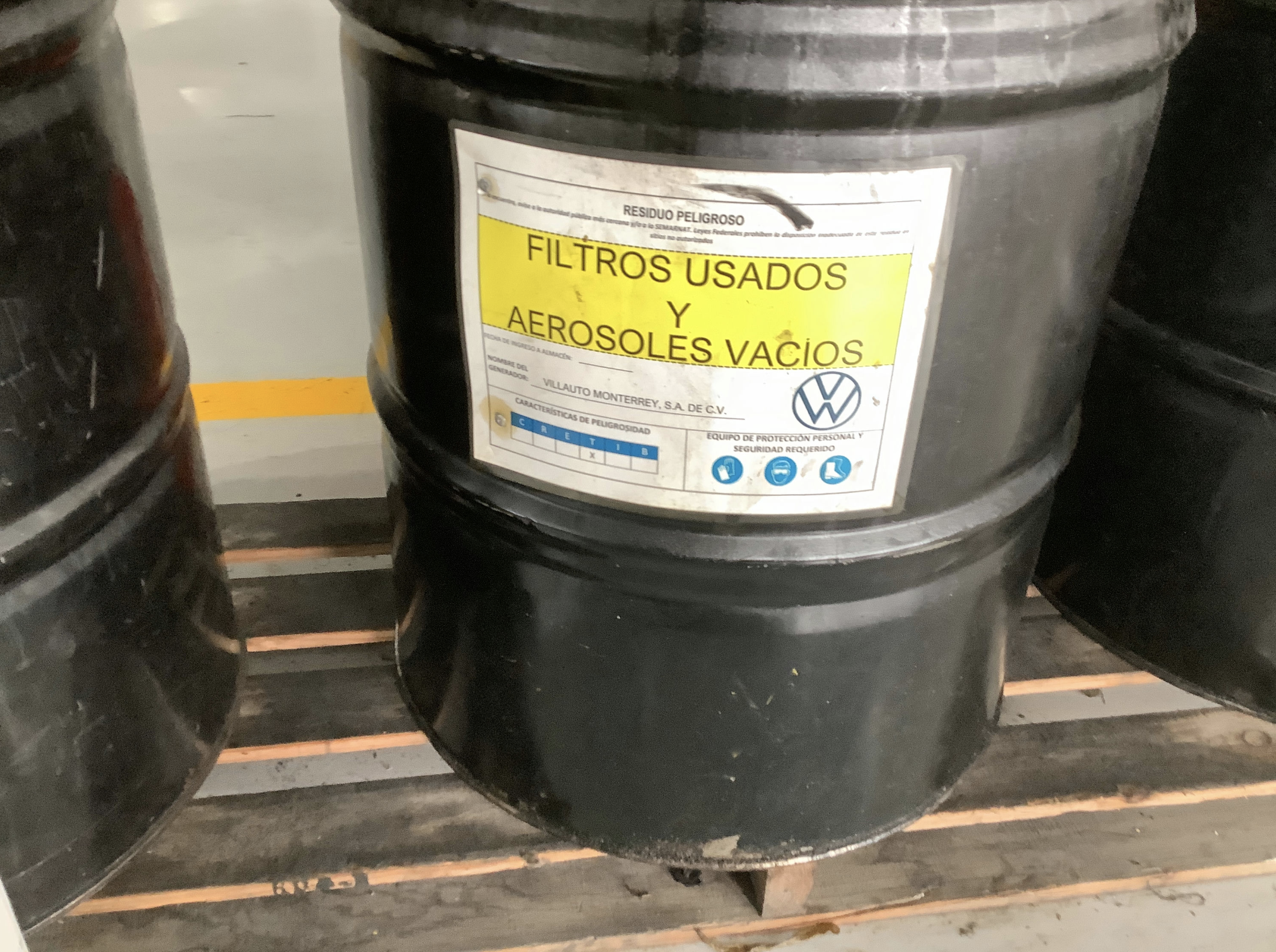 Etiquetado de contenedores